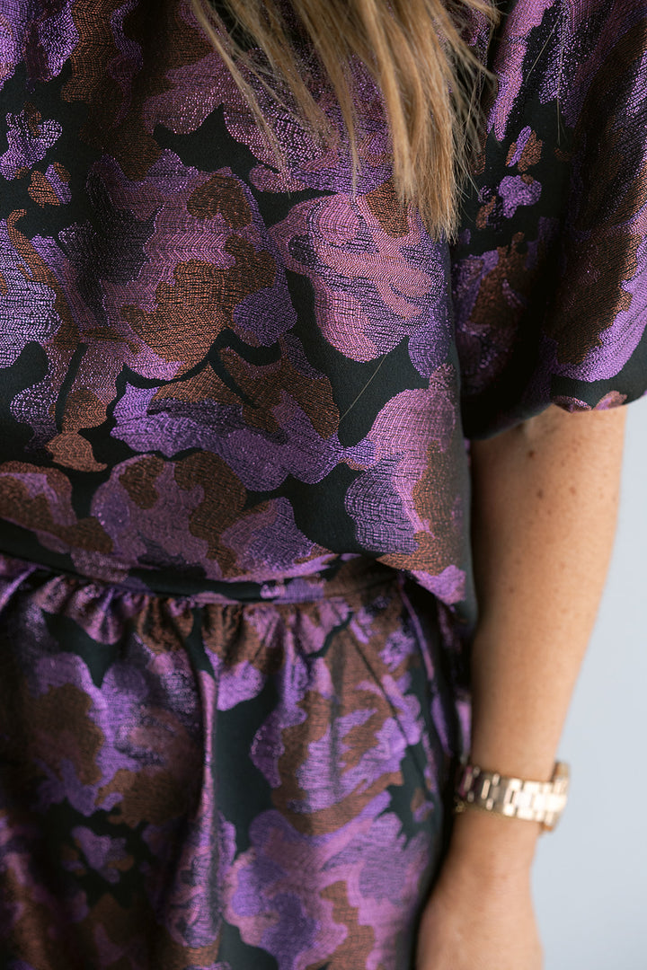 Mabel Blouse Party Fuchsia