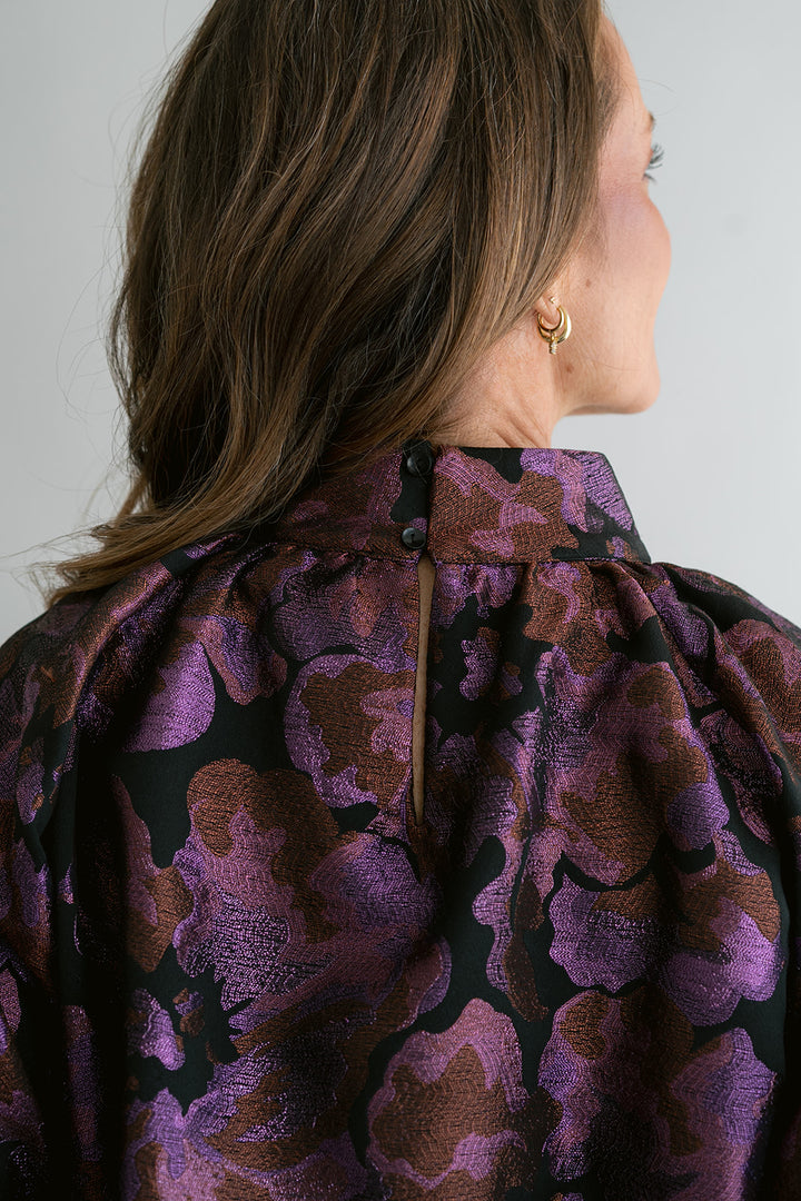 Mabel Blouse Party Fuchsia