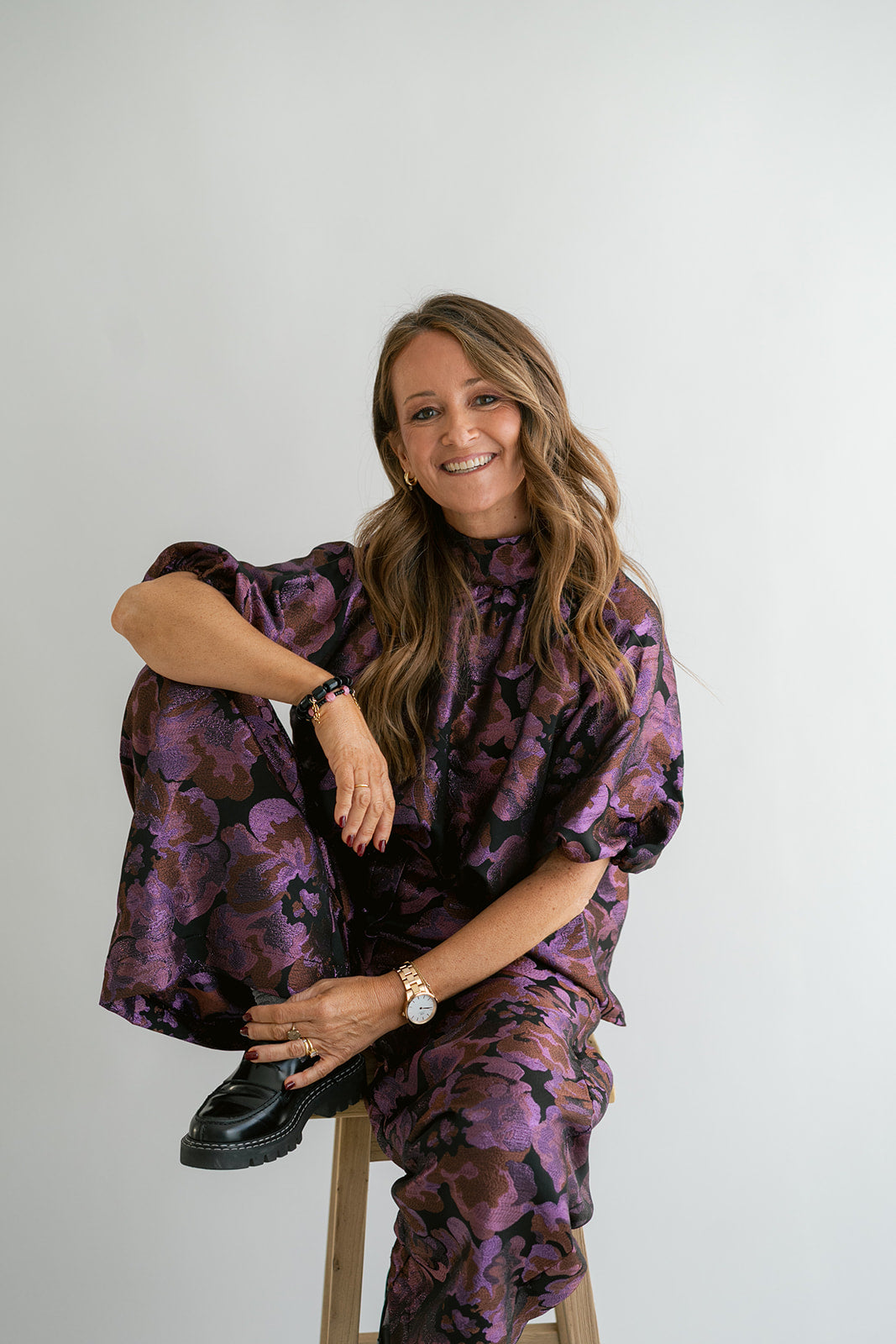 Mabel Blouse Party Fuchsia