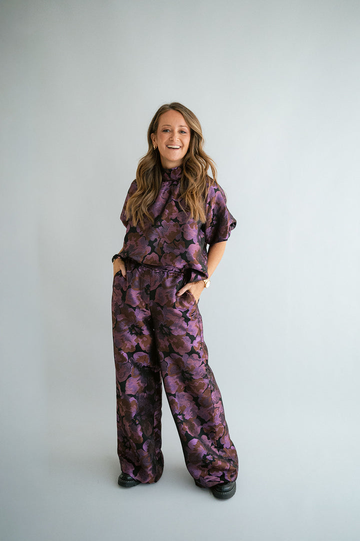 Mabel Blouse Party Fuchsia