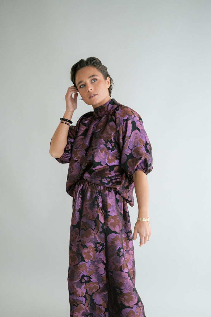 Mabel Blouse Party Fuchsia