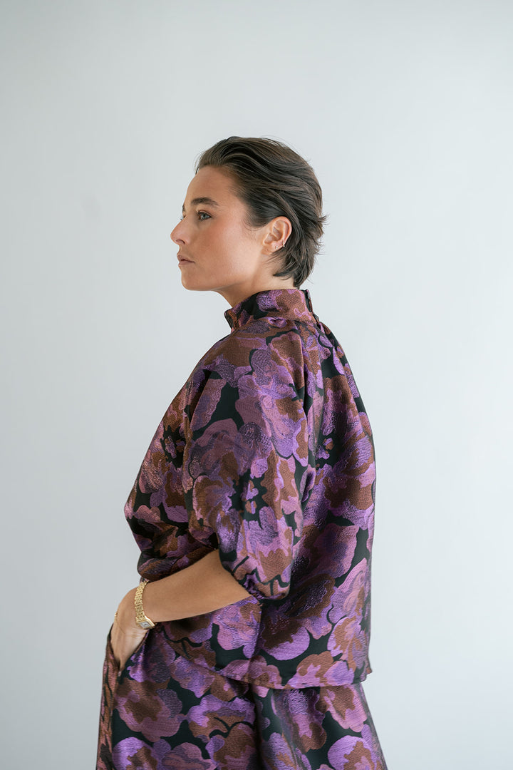 Mabel Blouse Party Fuchsia
