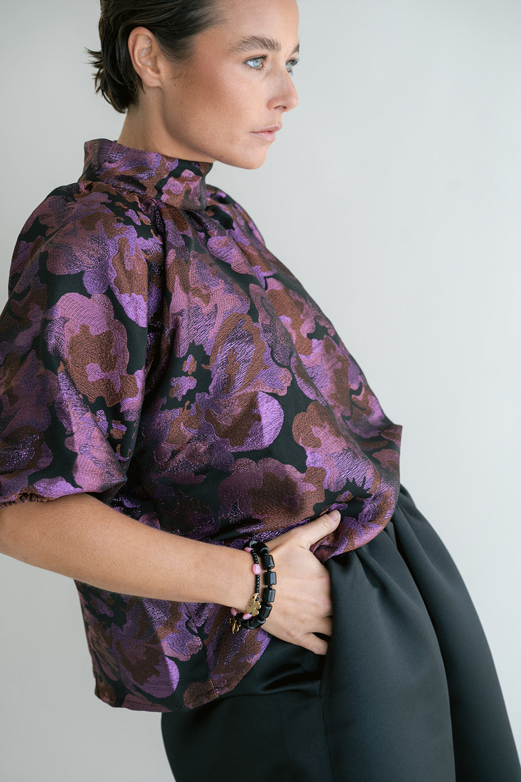 Mabel Blouse Party Fuchsia