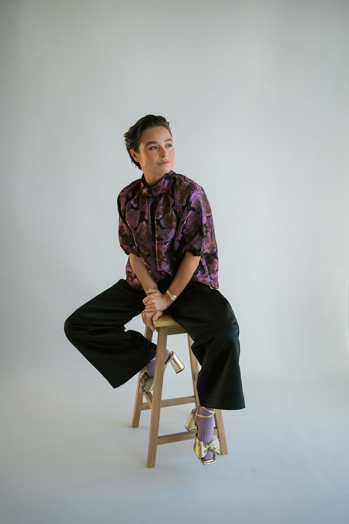 Mabel Blouse Party Fuchsia