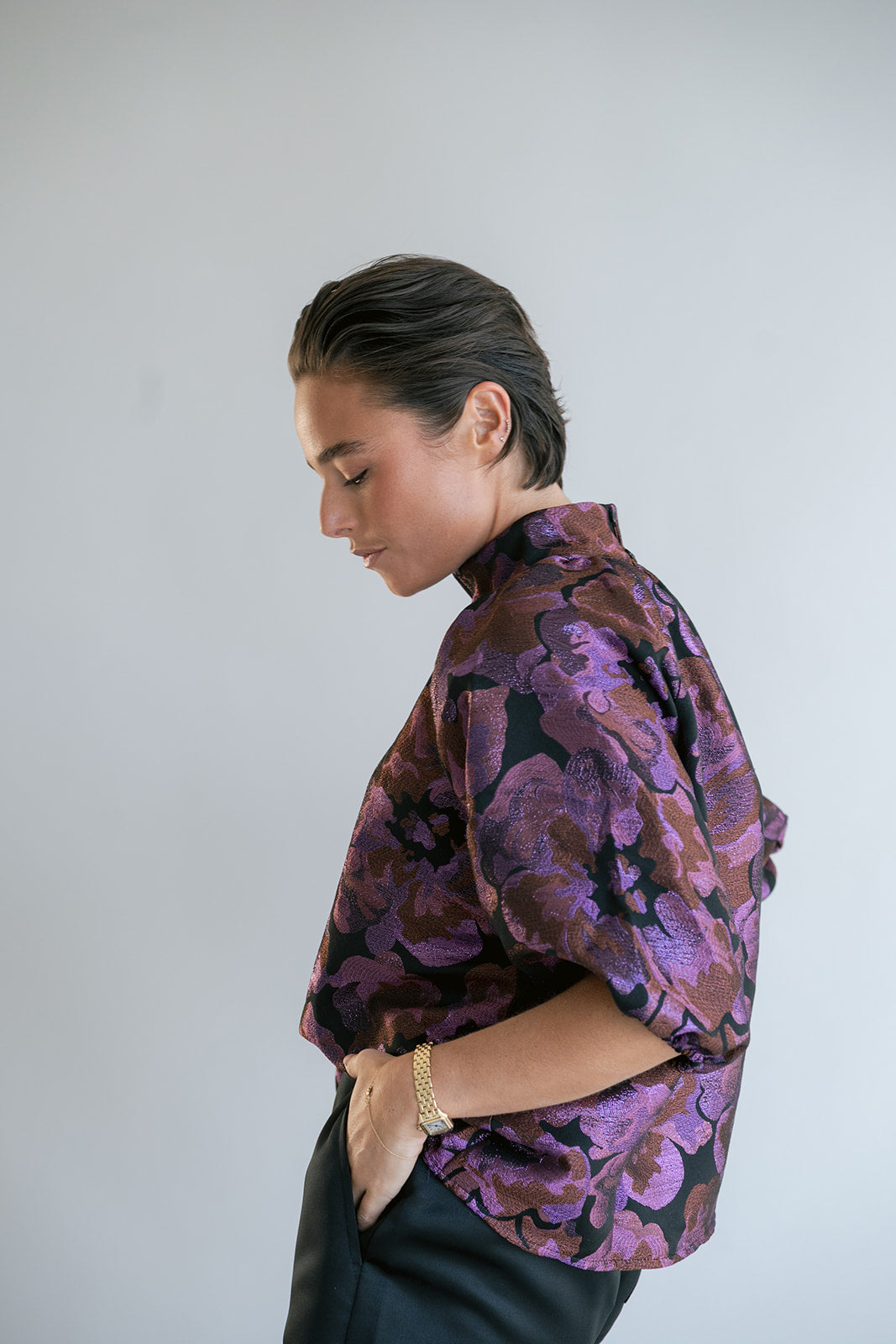 Mabel Blouse Party Fuchsia