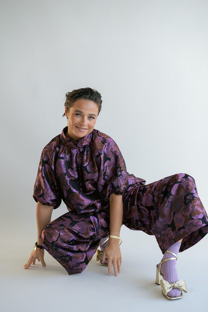 Mabel Blouse Party Fuchsia