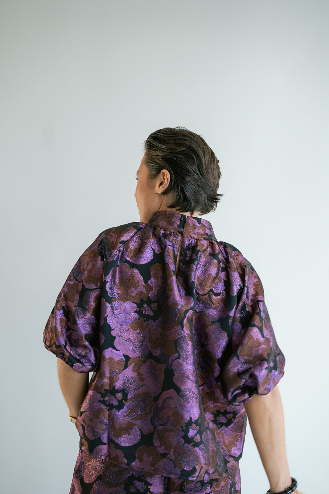 Mabel Blouse Party Fuchsia