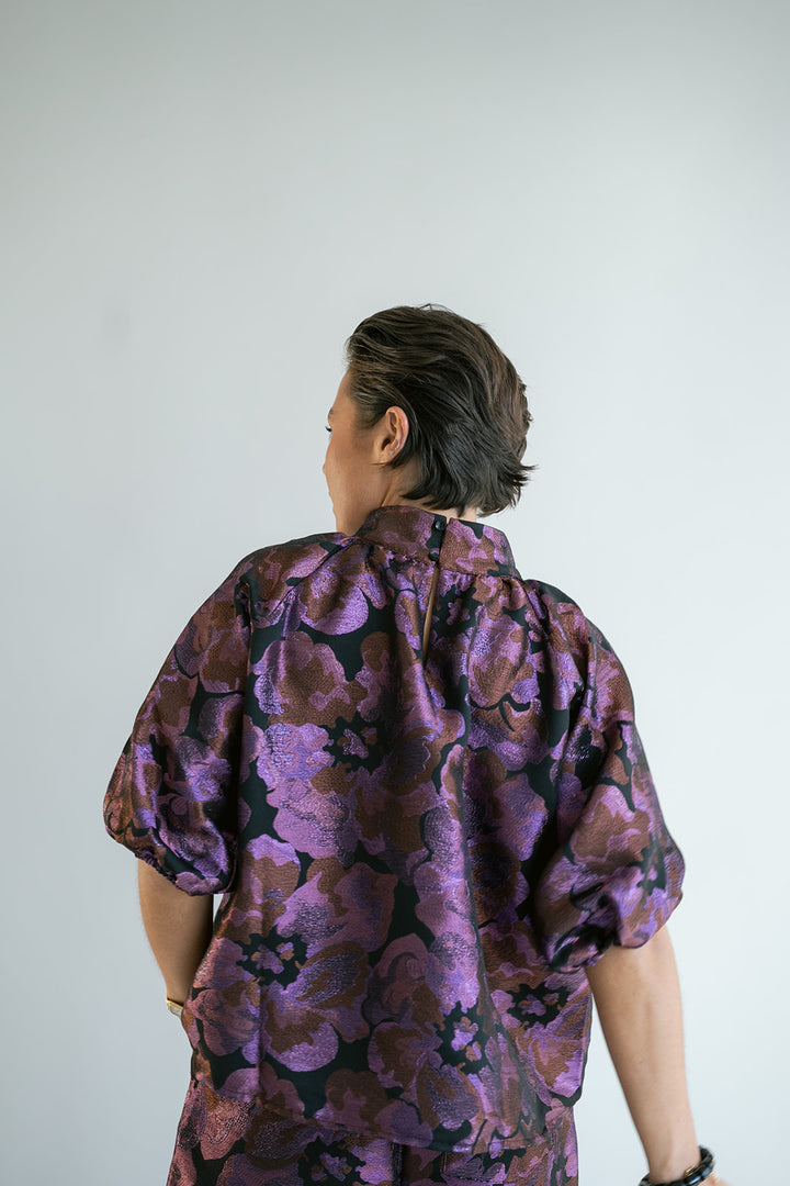 Mabel Blouse Party Fuchsia