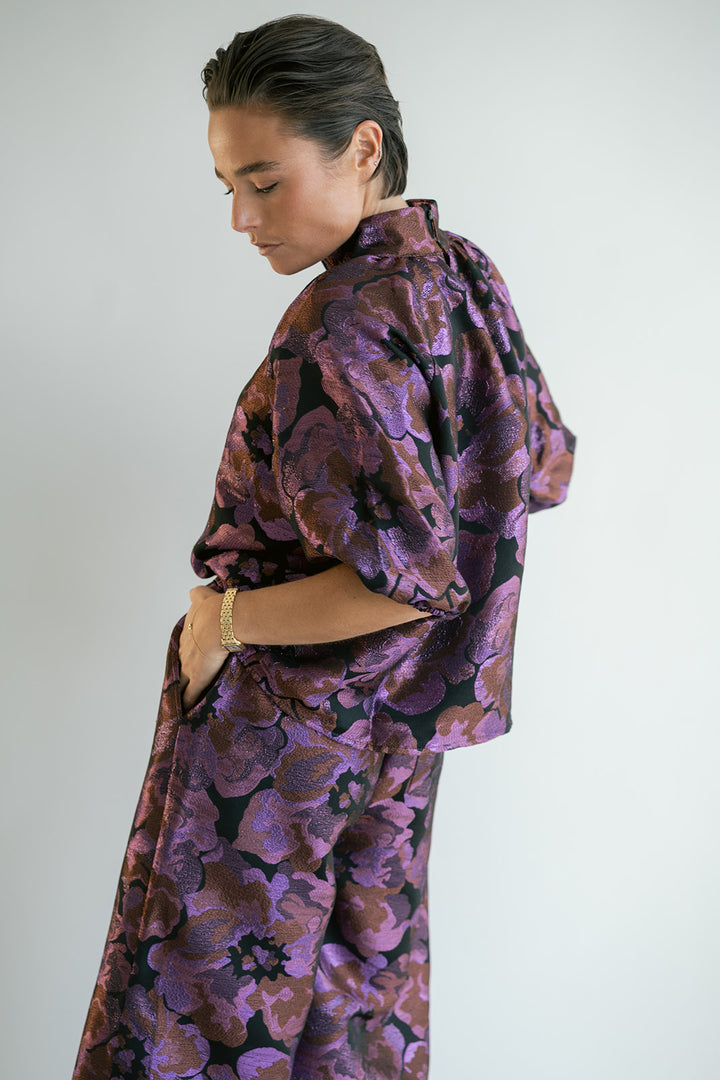 Mabel Blouse Party Fuchsia