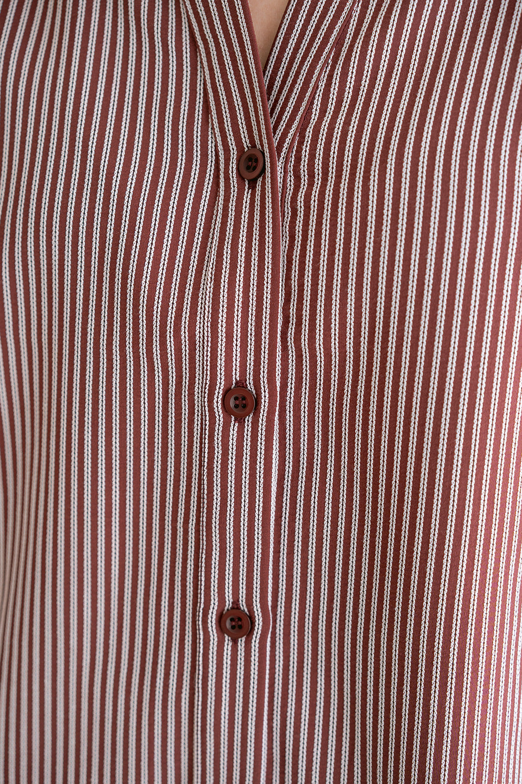 Manu Blouse Stripe Bordeaux