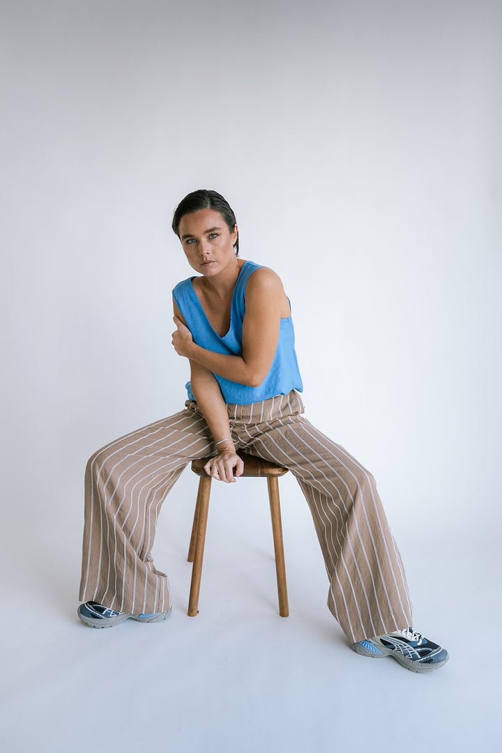 Marcel Top Brilliant Azul
