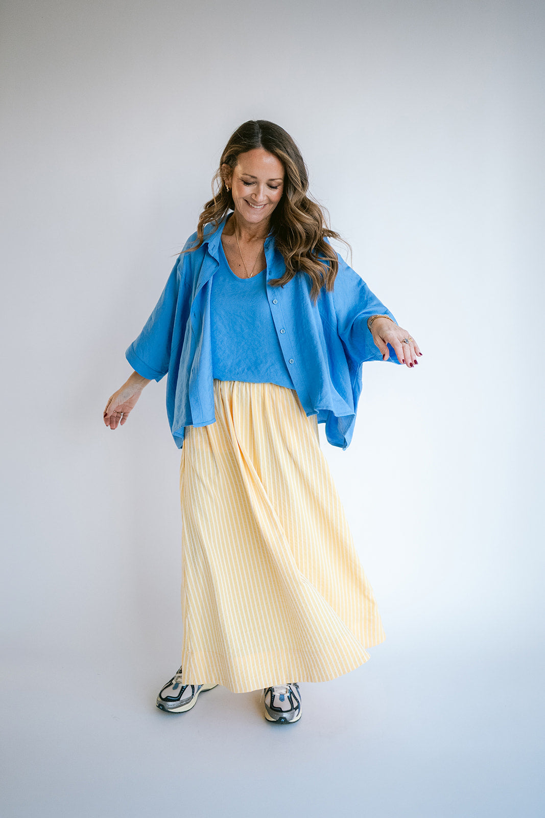 Marcel Top Brilliant Azul