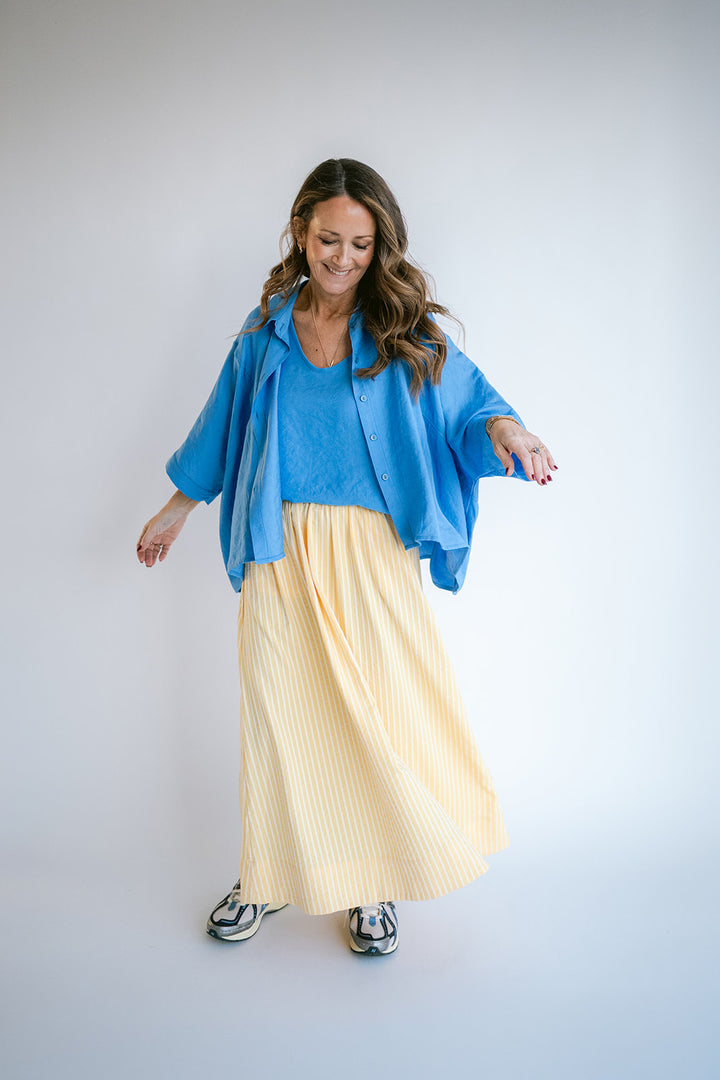 Marcel Top Brilliant Azul