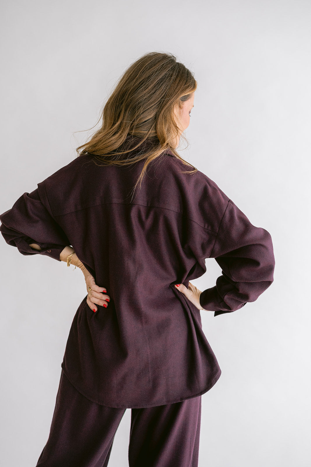 Marie Blouse Deep Plum