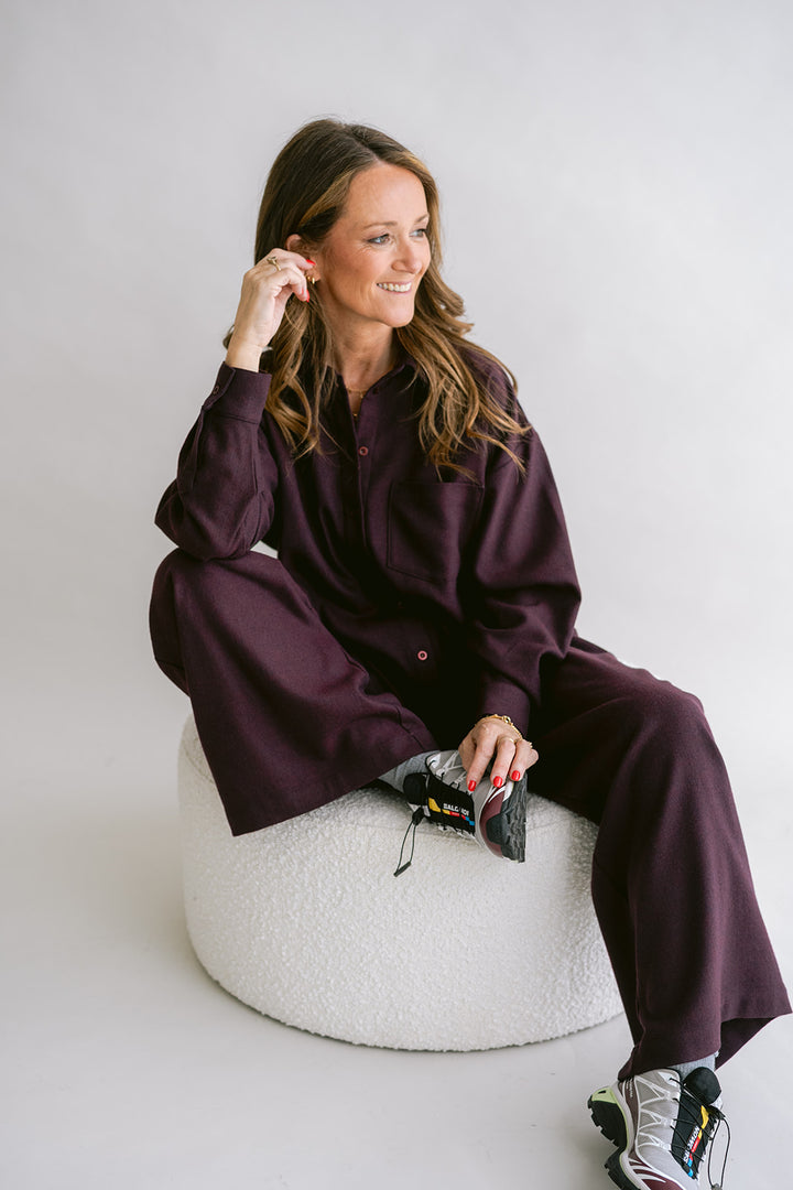 Marie Blouse Deep Plum