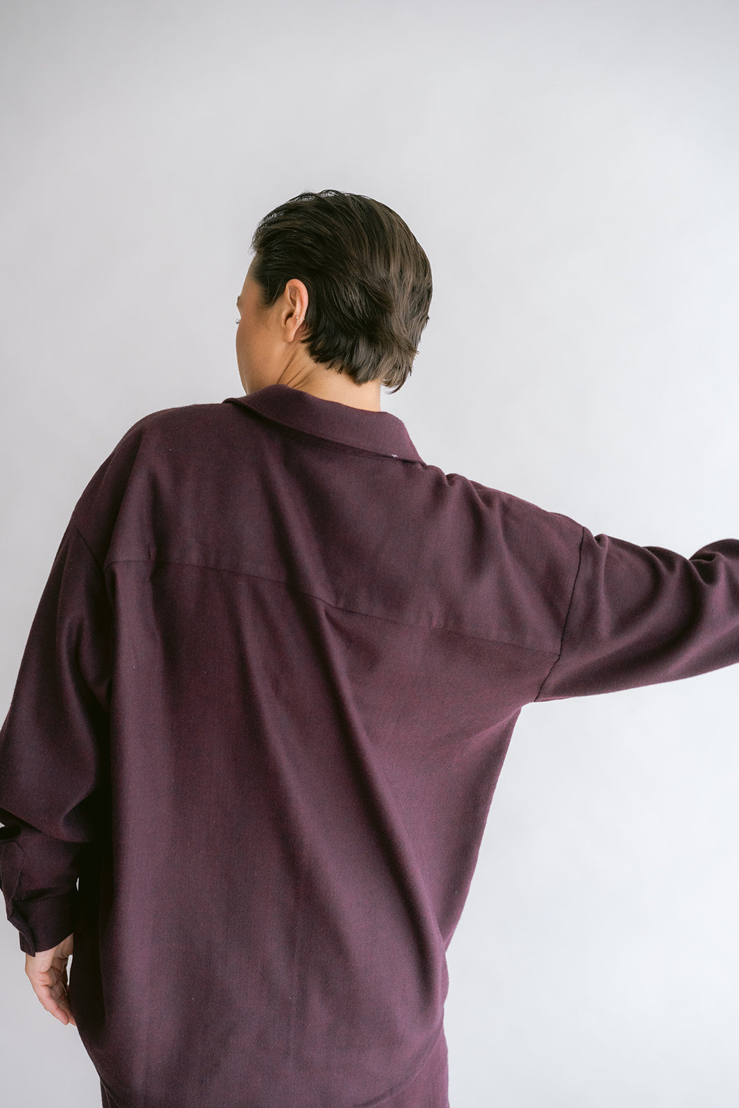 Marie Blouse Deep Plum