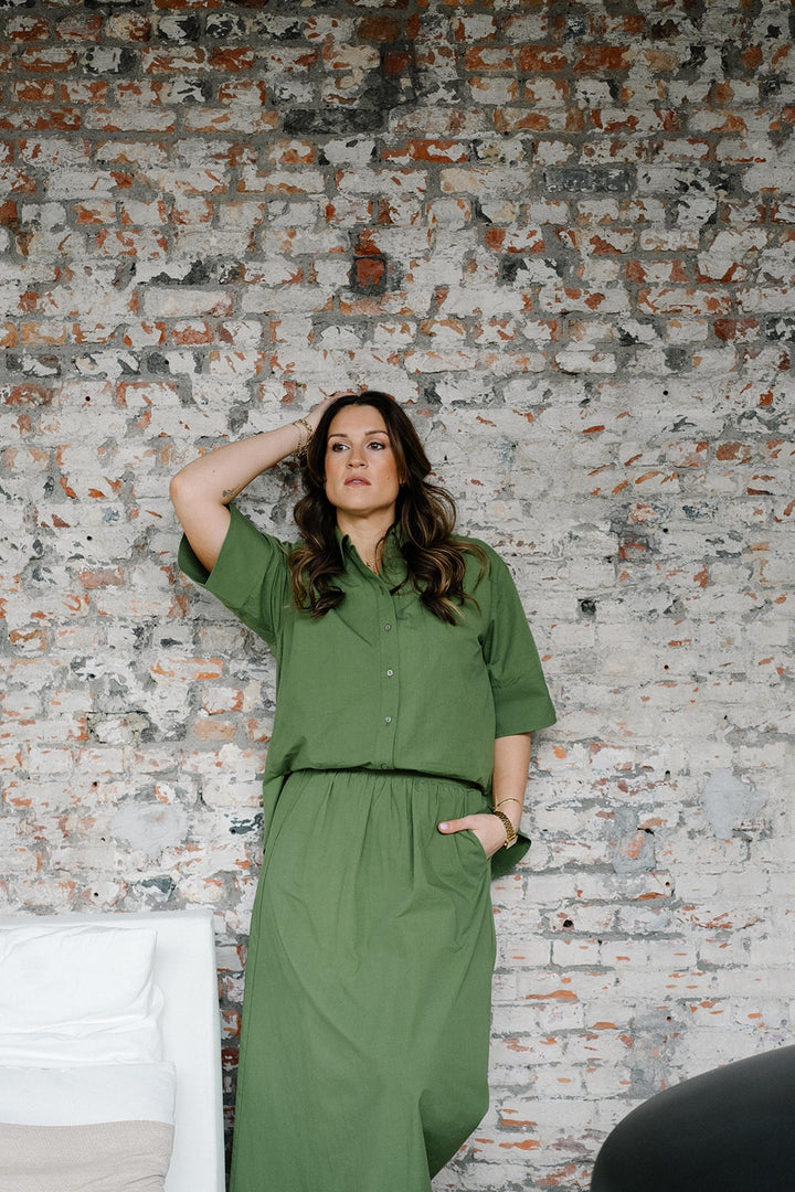 Marin Blouse Green