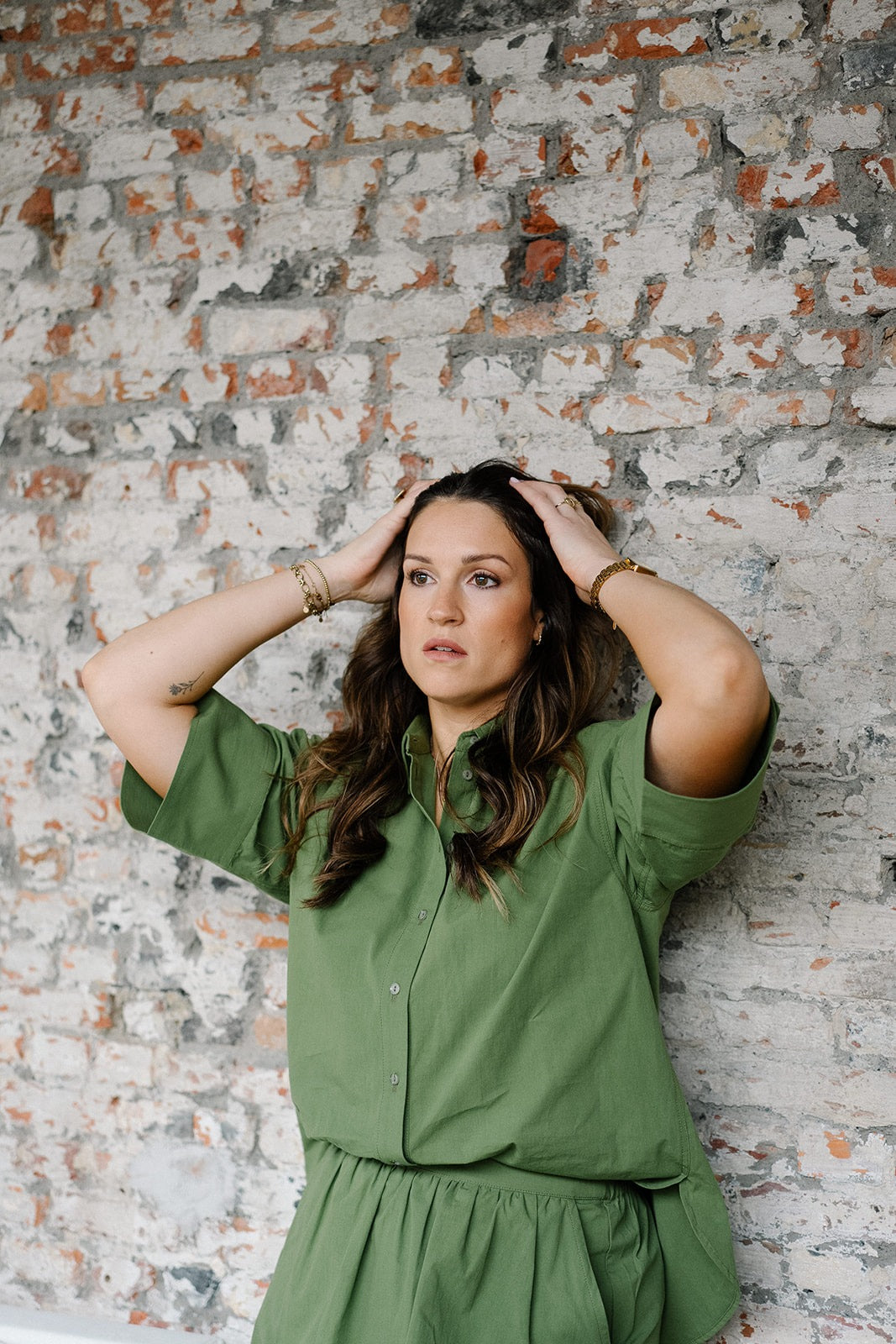 Marin Blouse Green