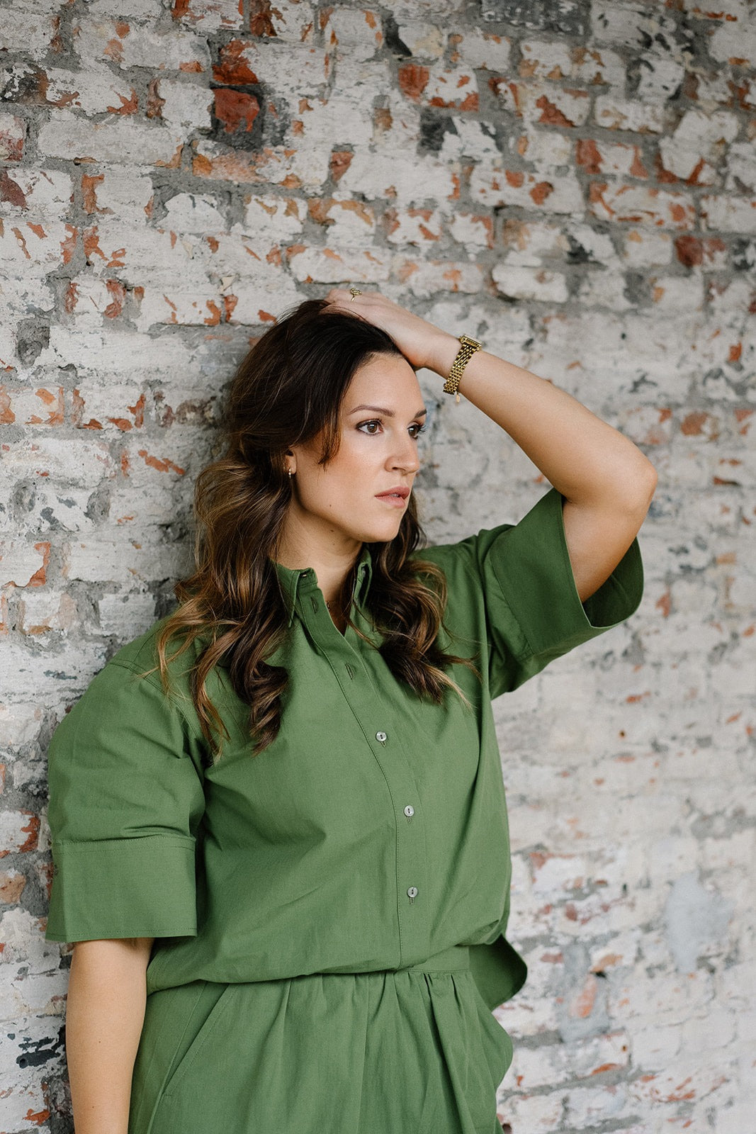 Marin Blouse Green