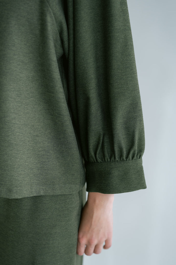 Maud Blouse Solid Green