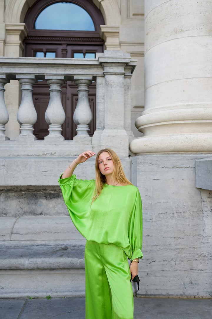 Max Blouse Granny Green