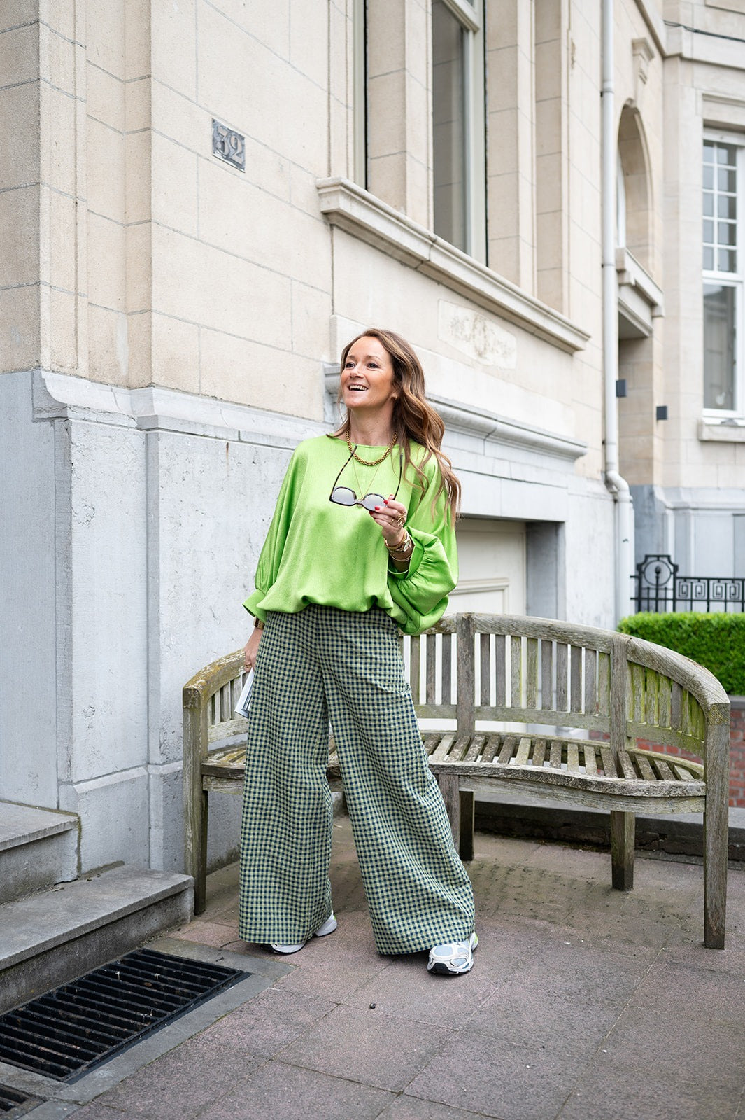 Max Blouse Granny Green