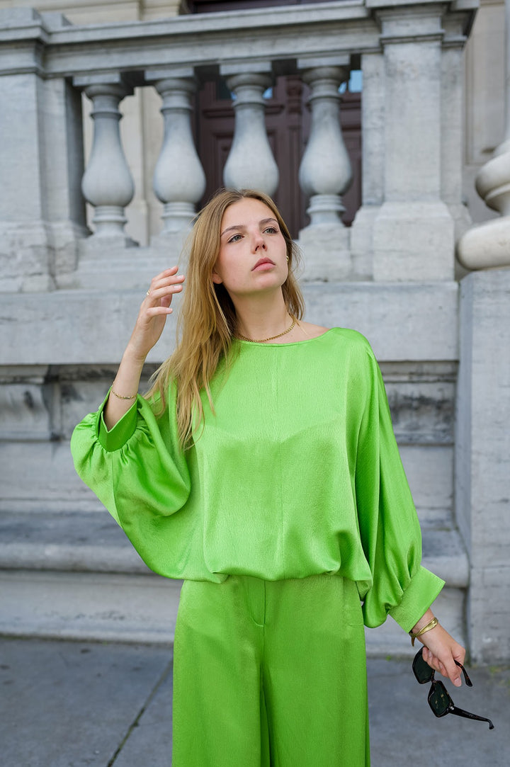 Max Blouse Granny Green