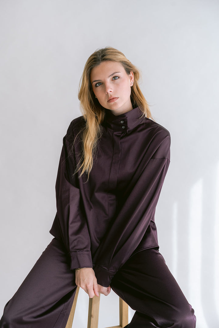 Max Blouse Satin Prume