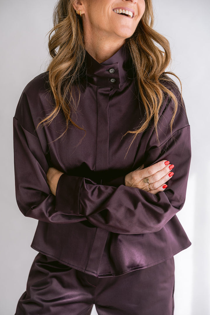 Max Blouse Satin Prume