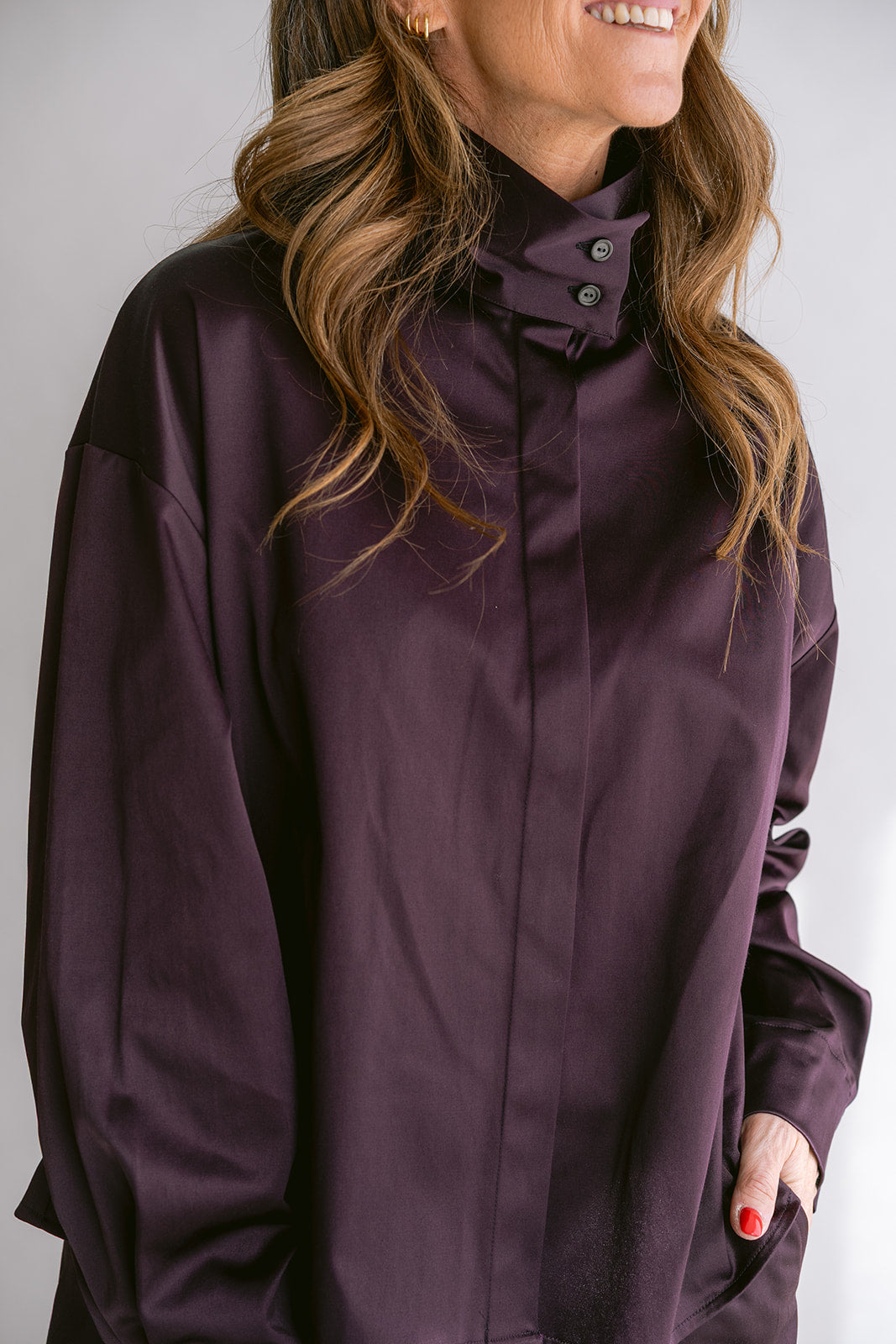 Max Blouse Satin Prume