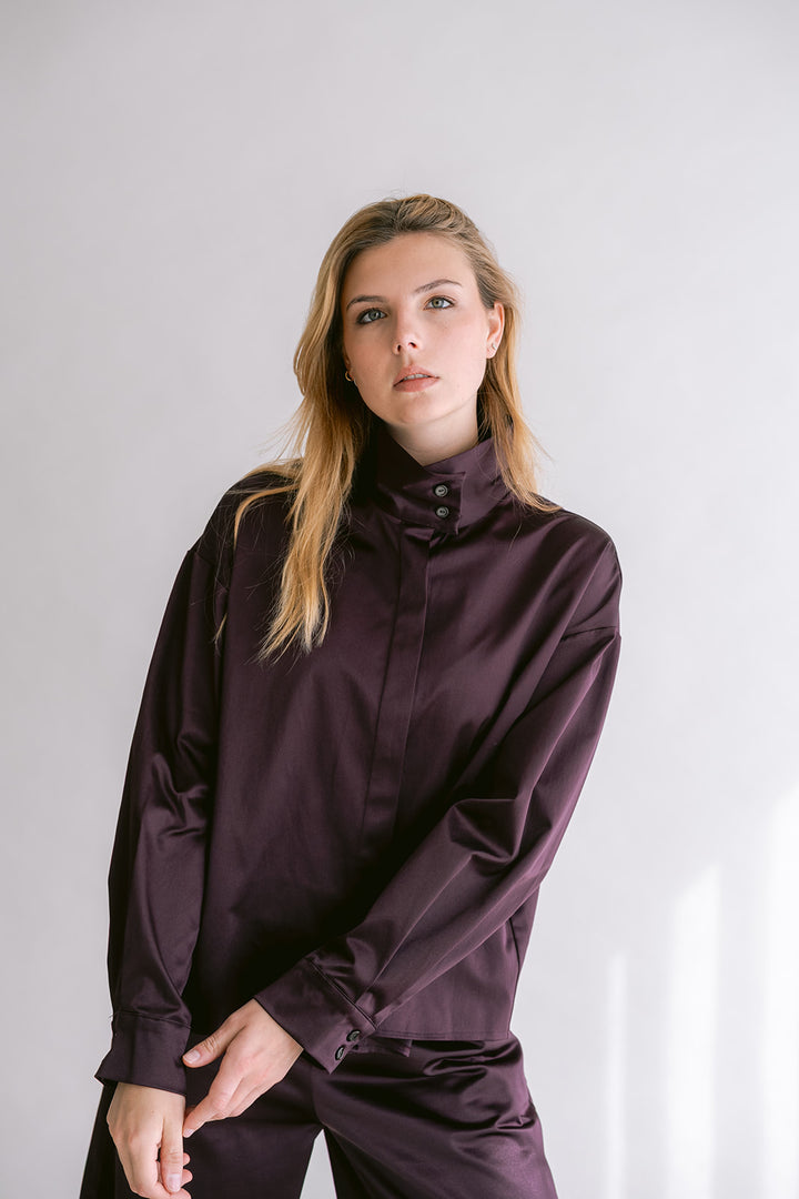 Max Blouse Satin Prume