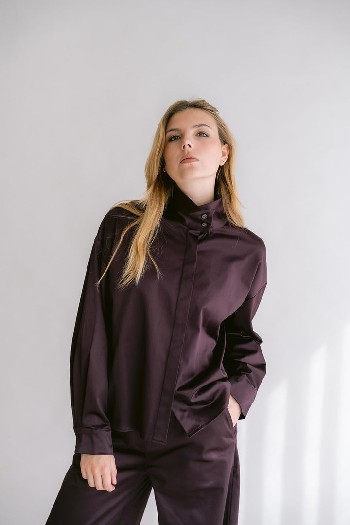 Max Blouse Satin Prume