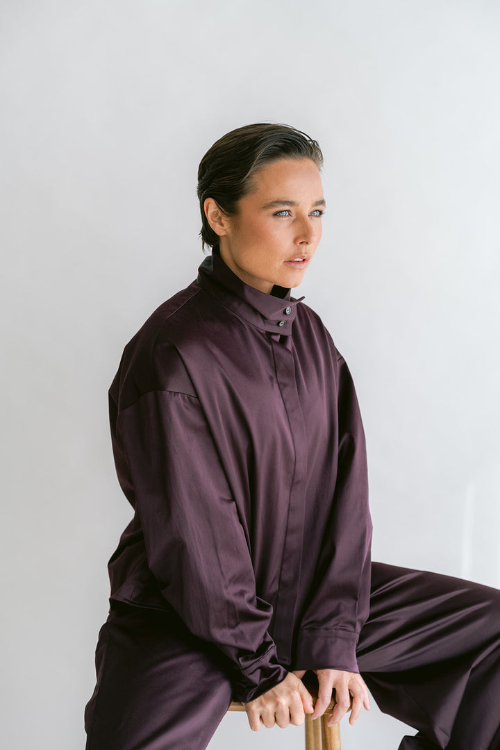 Max Blouse Satin Prume