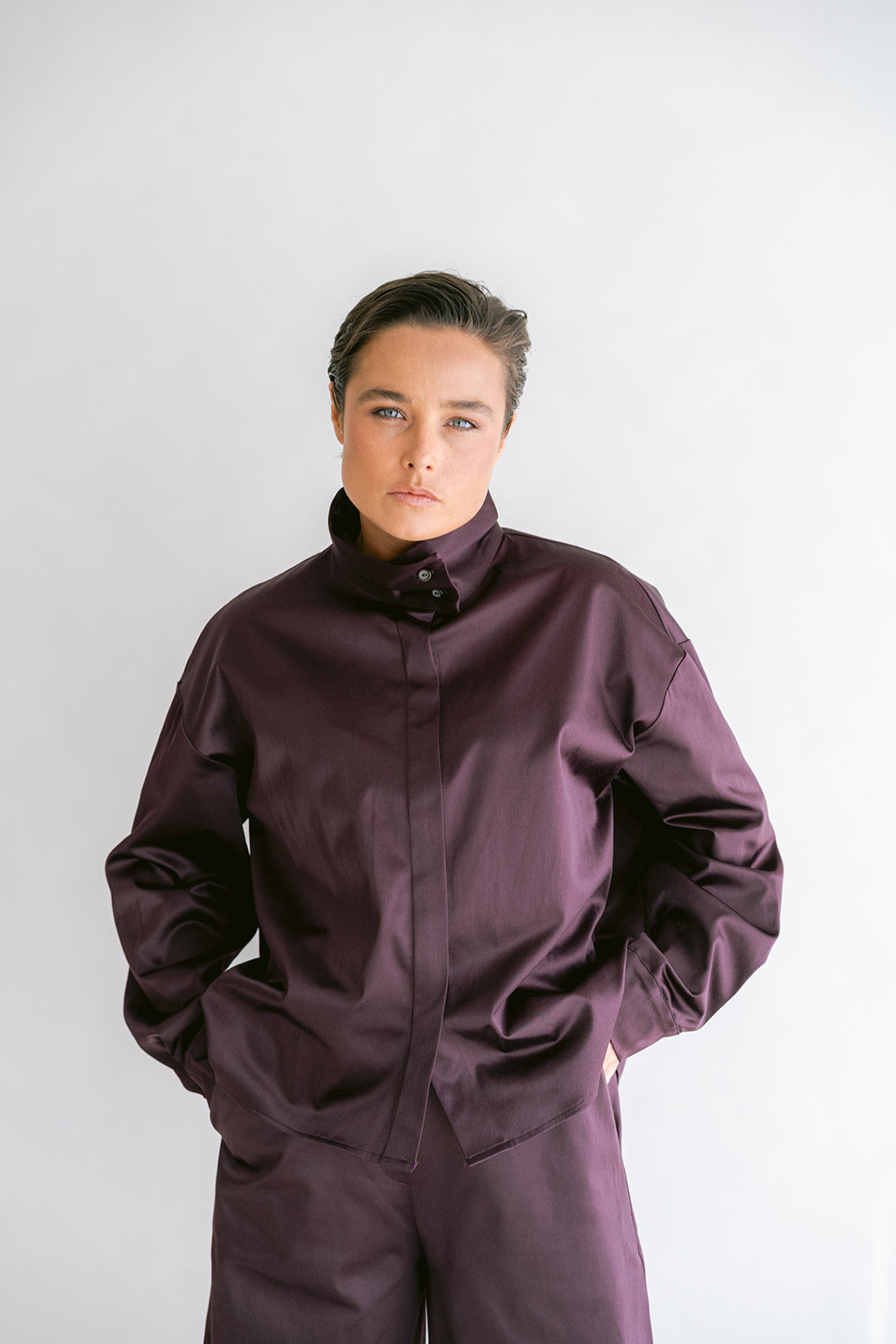 Max Blouse Satin Prume