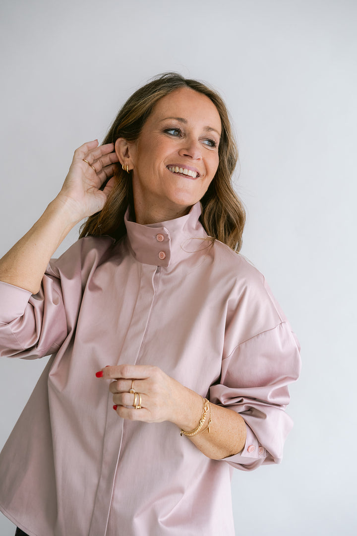 Max Blouse Satin Rose