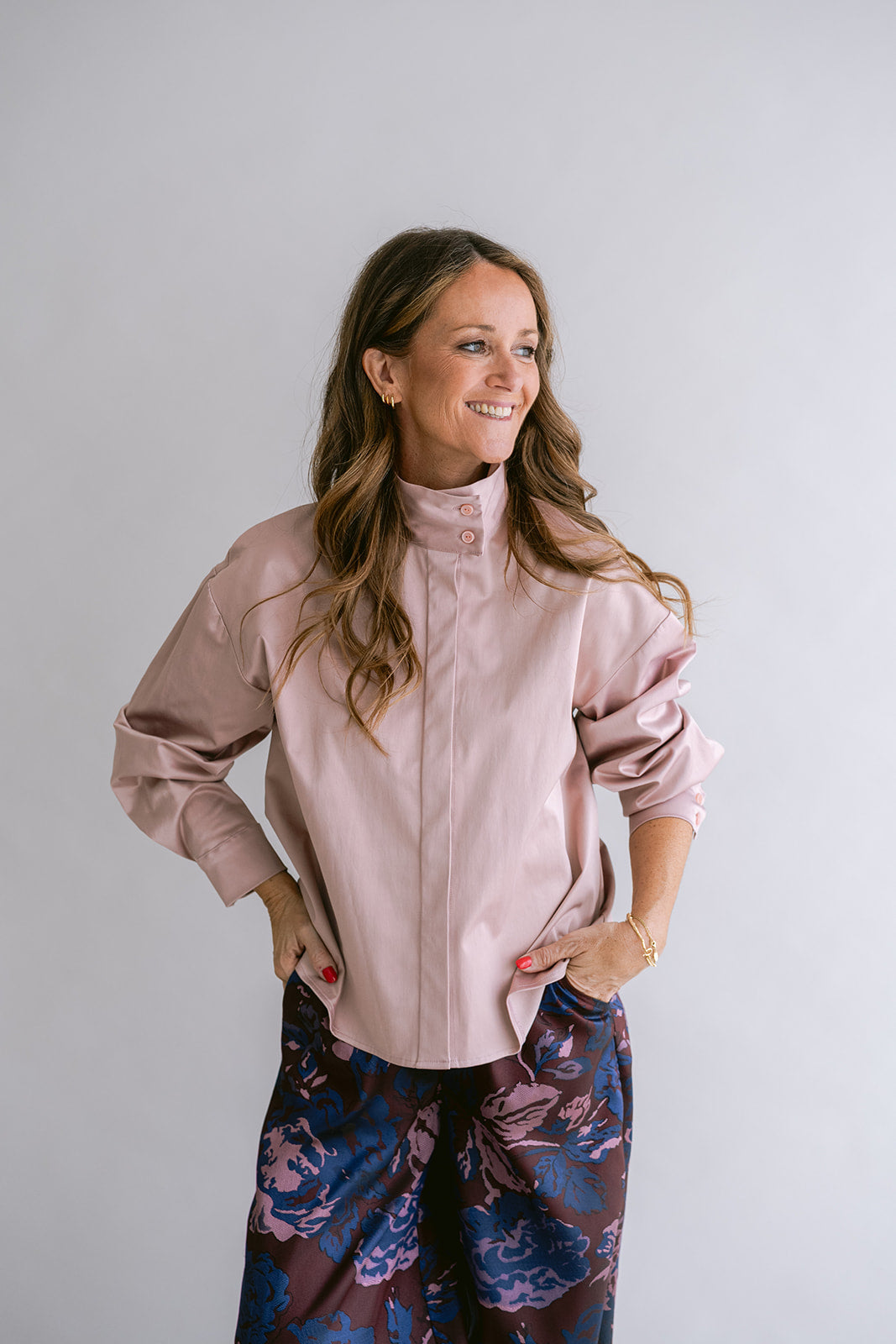 Max Blouse Satin Rose