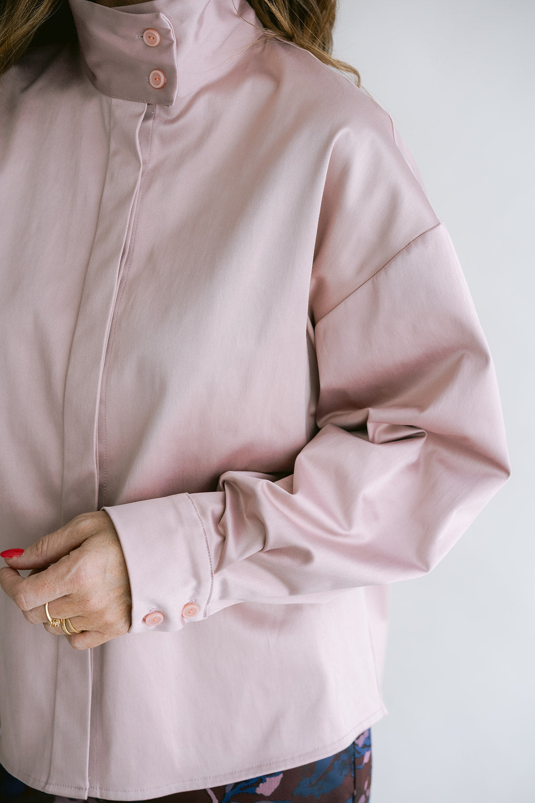 Max Blouse Satin Rose