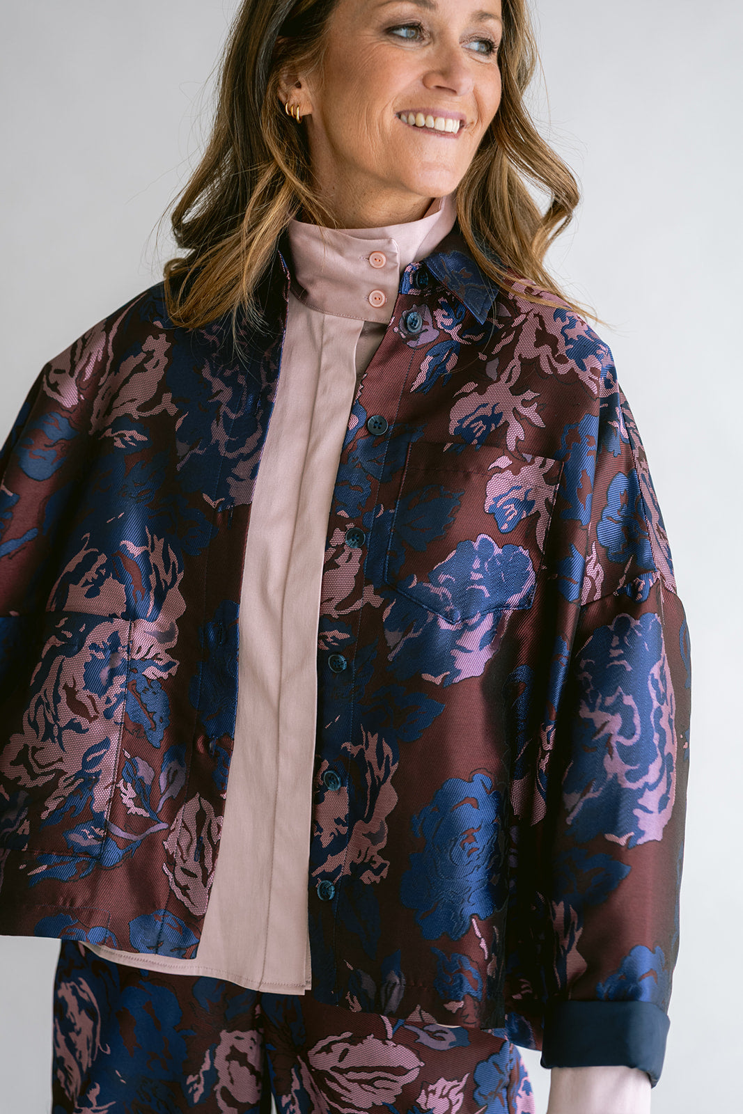 Max Blouse Satin Rose