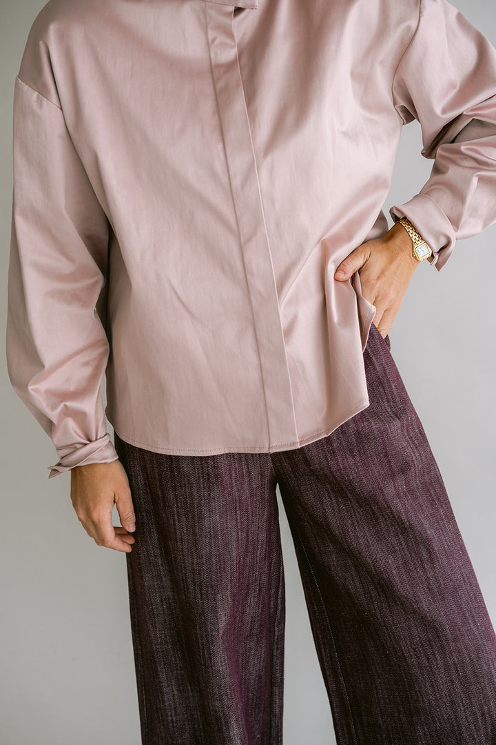 Max Blouse Satin Rose