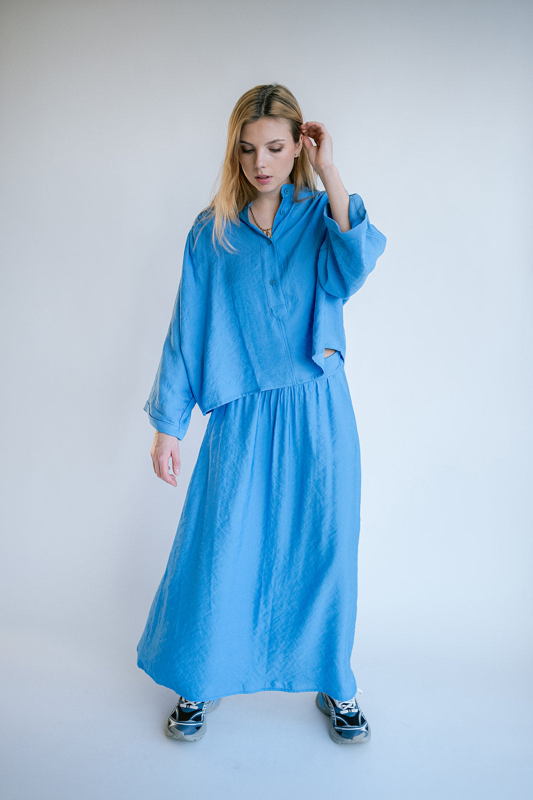 Maya Blouse Brilliant Azul