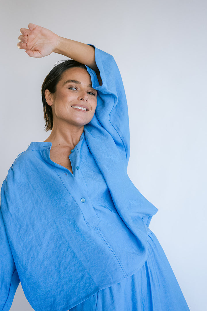 Maya Blouse Brilliant Azul