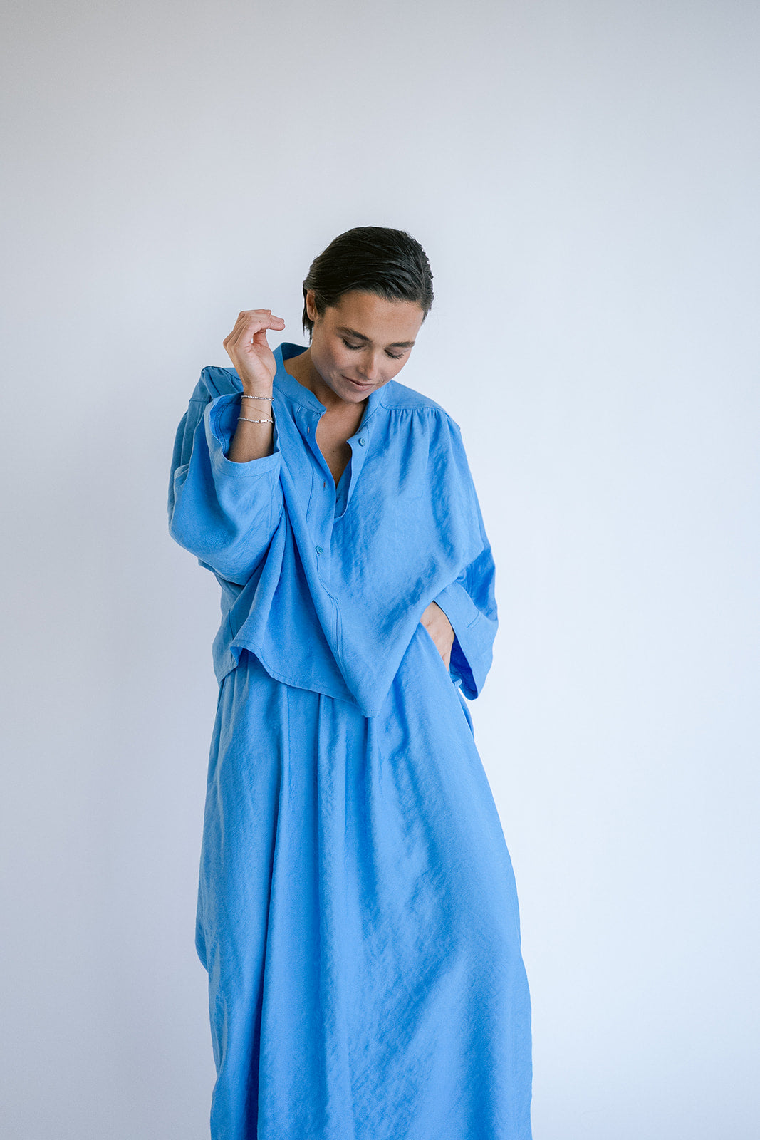 Maya Blouse Brilliant Azul