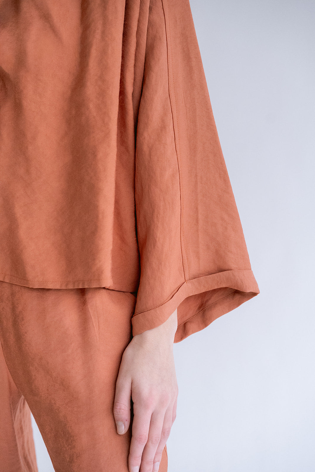 Maya Blouse Brilliant Rust