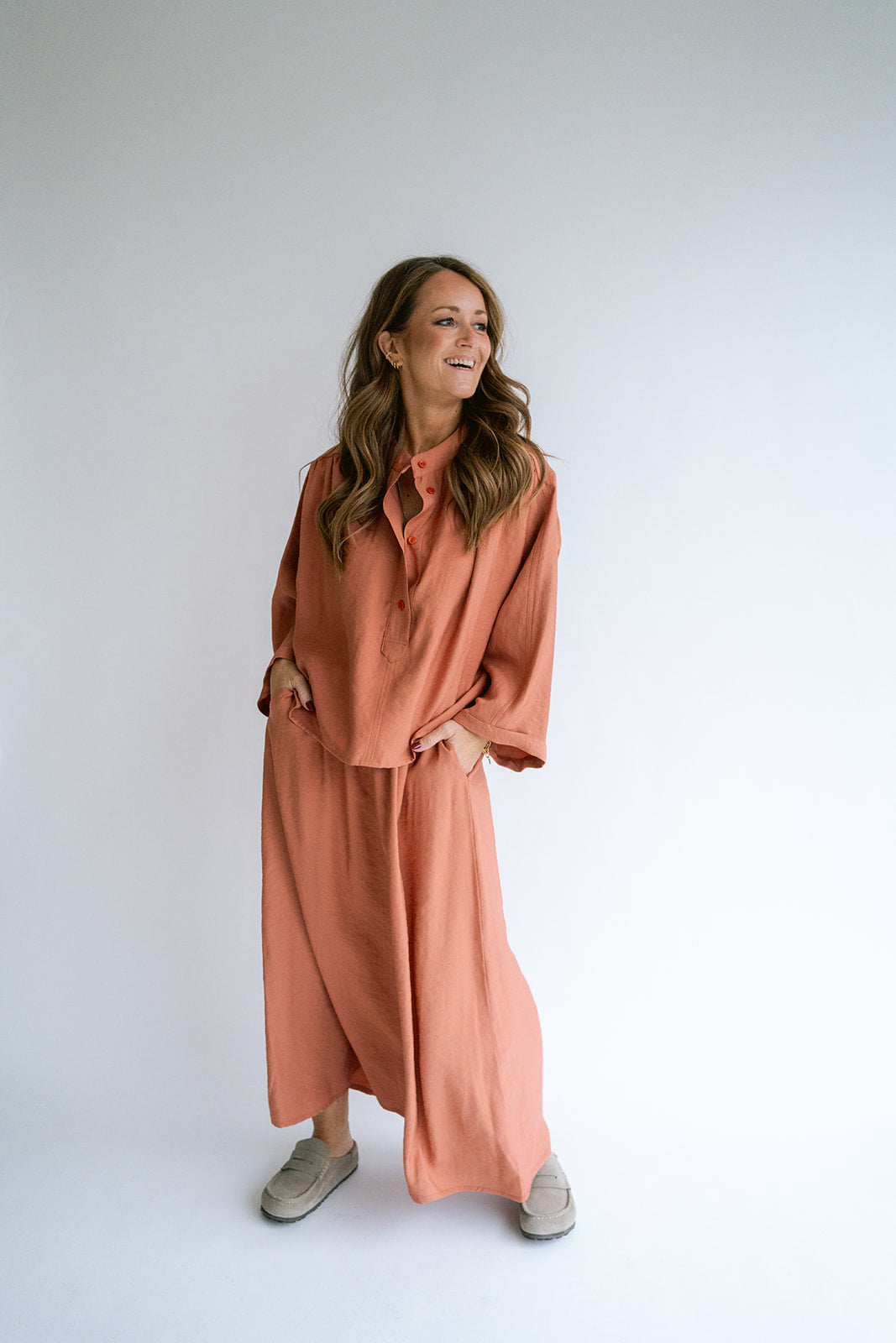 Maya Blouse Brilliant Rust