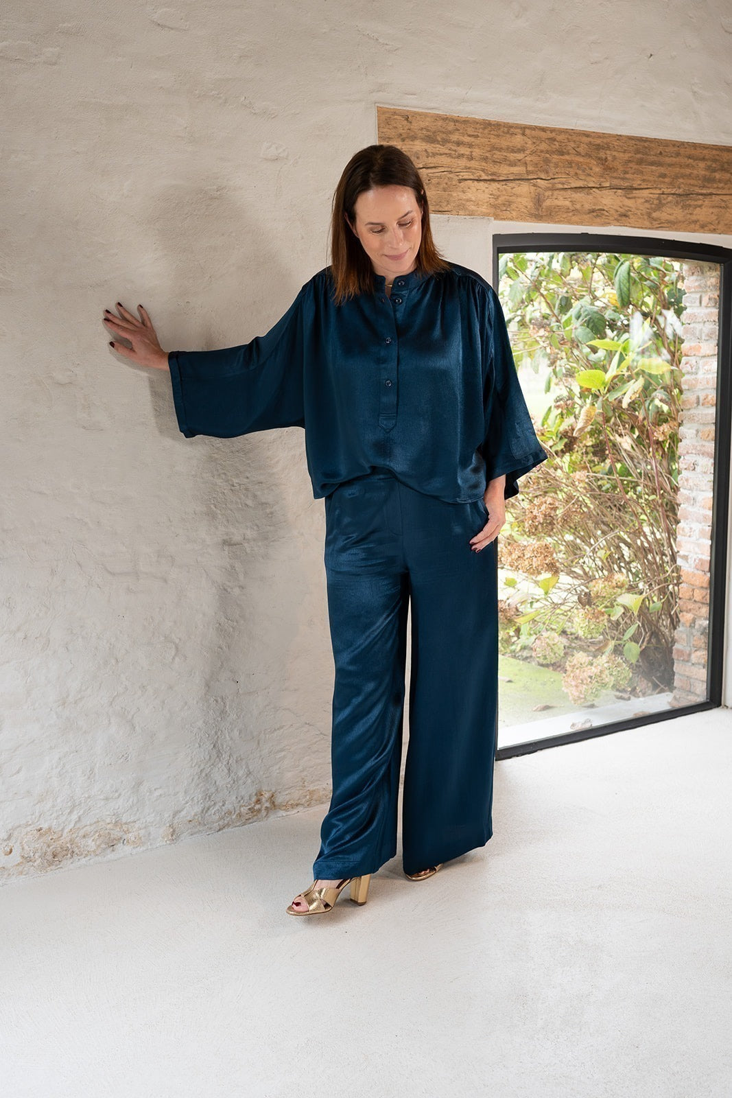 Maya Blouse Midnight Blue