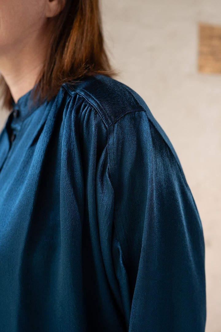Maya Blouse Midnight Blue