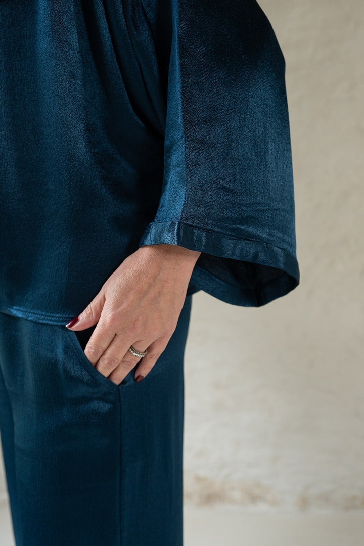 Maya Blouse Midnight Blue