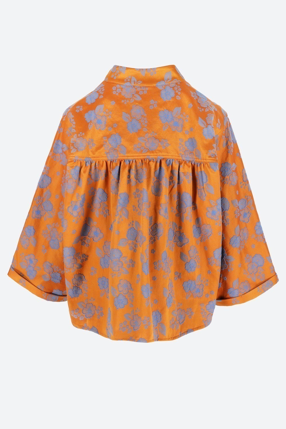 Maya Blouse Orange Flower