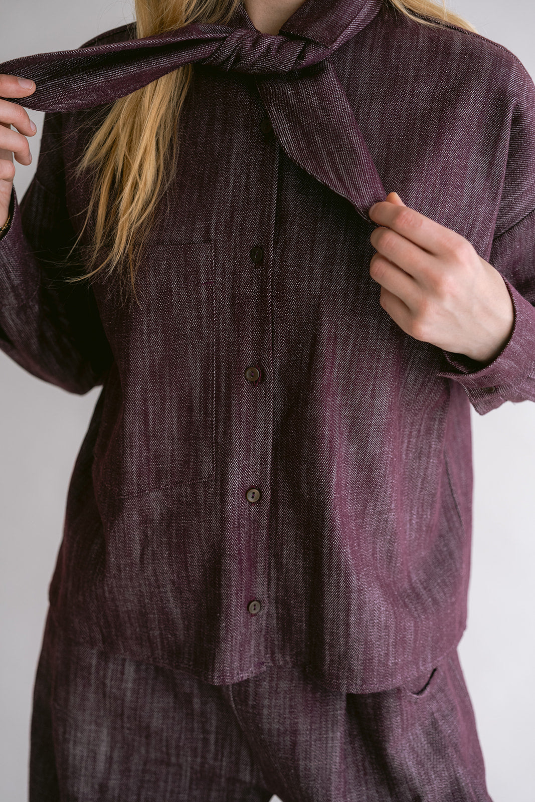 Meg Blouse Jeans Bordeaux