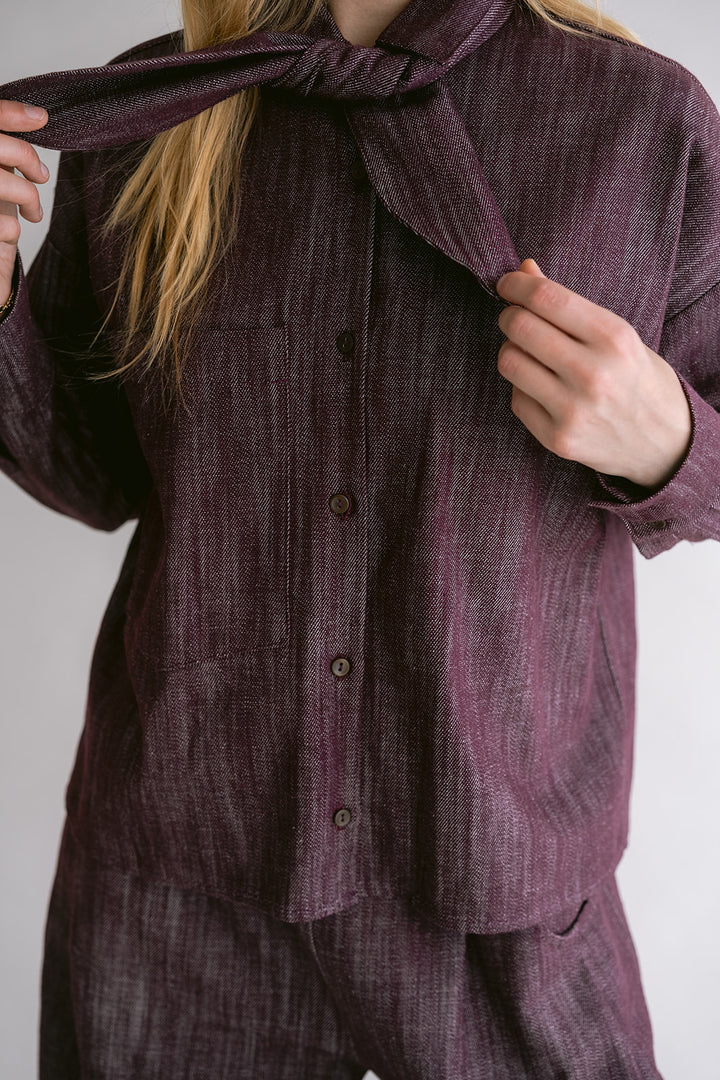 Meg Blouse Jeans Bordeaux